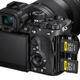 A rear shot of the Sony Alpha 7R V revealing its pair of CFexpress Type A memory card slots.